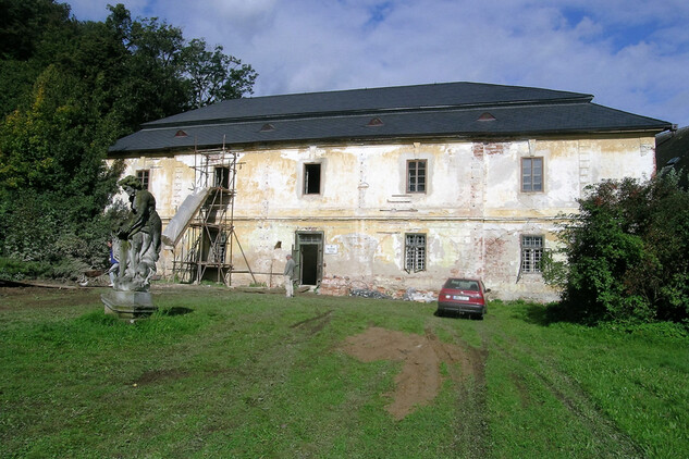 Exteriér letohrádku - stav v roce 2010